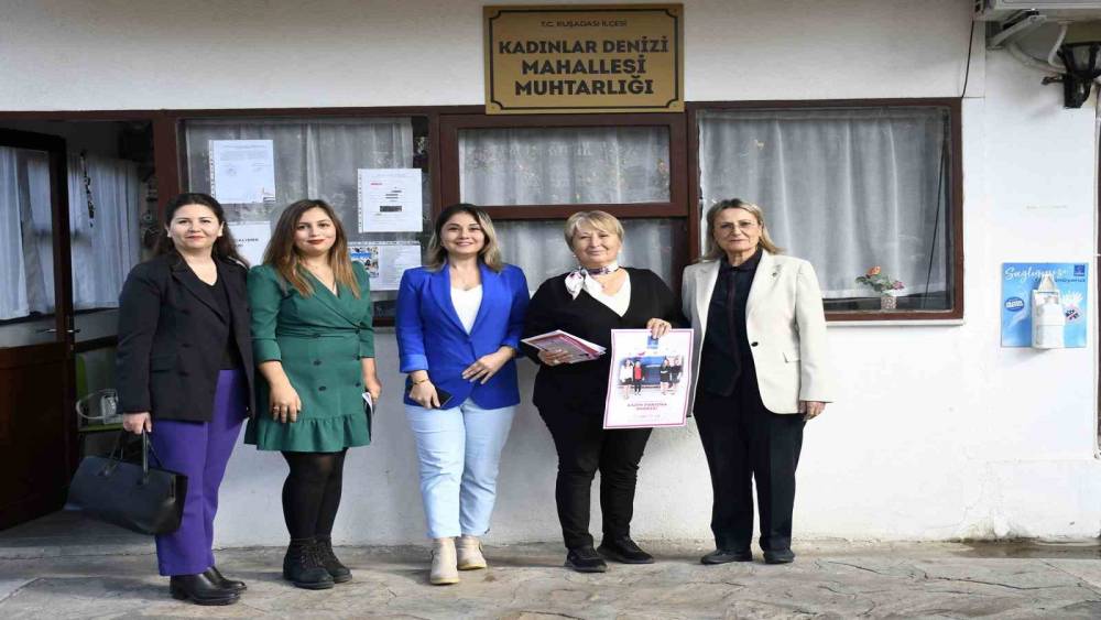 Kuşadası Belediyesi kadına yönelik şiddete karşı mücadele çalışmalarını sürdürüyor