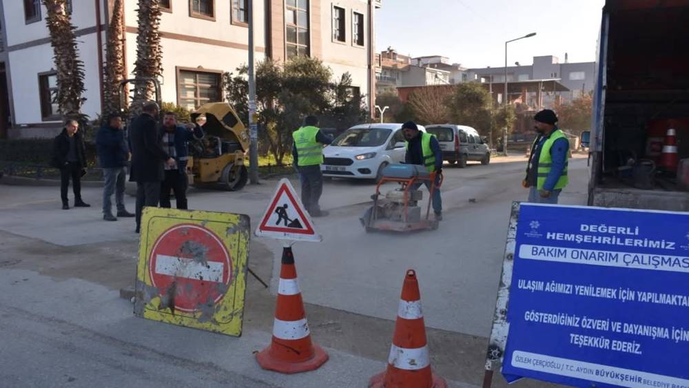 Germencik Yedieylül Mahallesi’nde asfaltlama çalışmaları başladı
