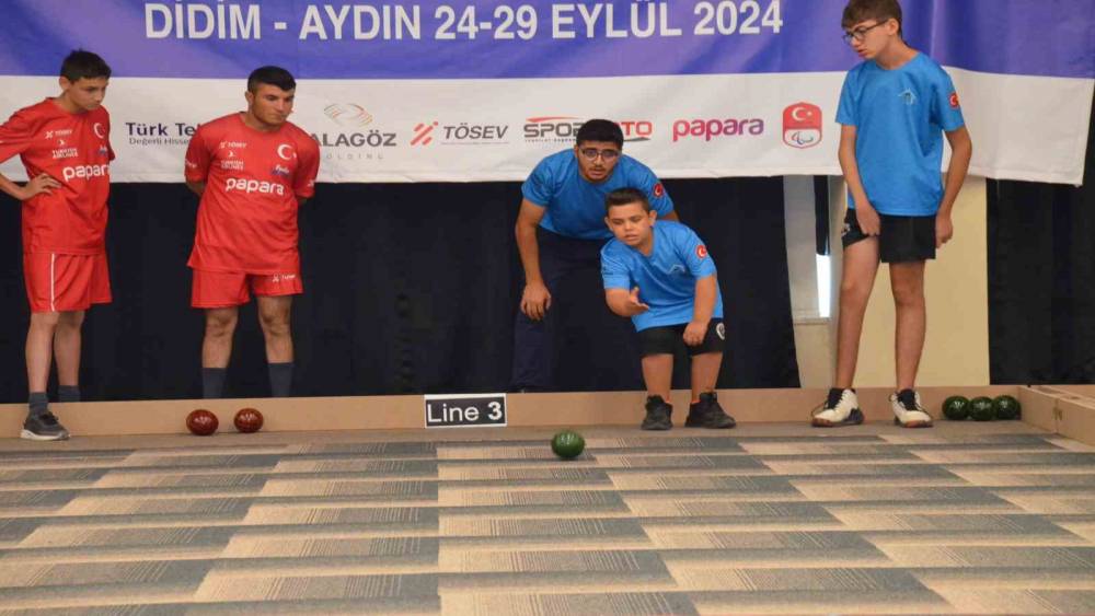 Türkiye’deki özel sporcular, Didim’deki bocce yarışmasına katıldı
